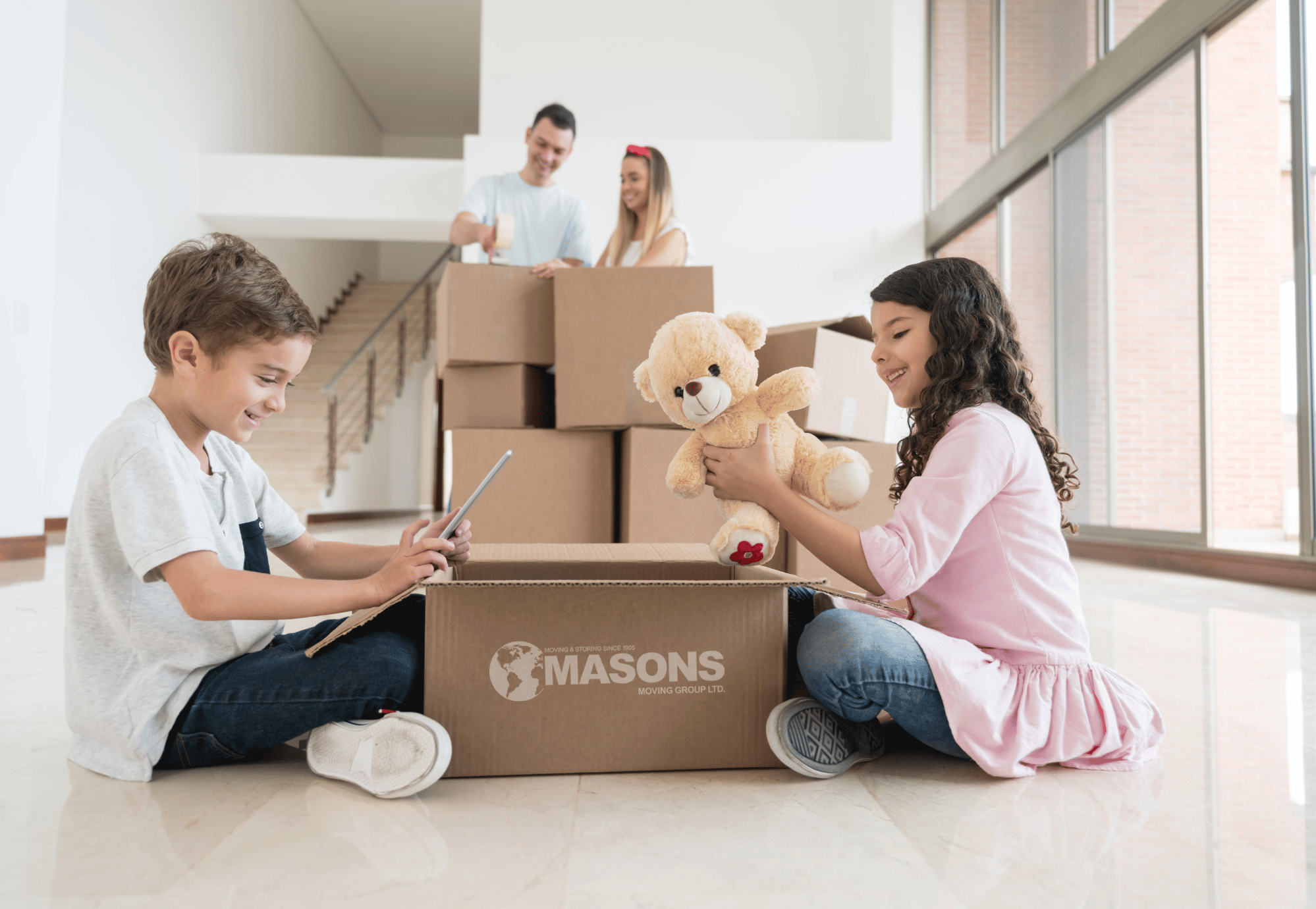 moving with kids