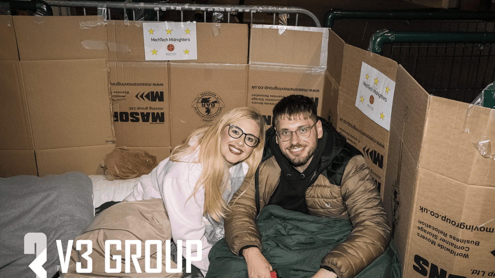 couple at Sleep On It fundraiser